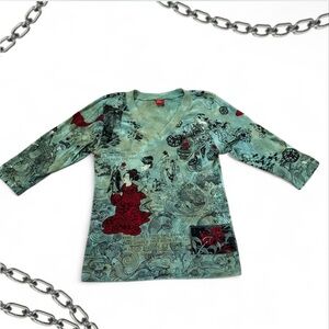 🎋 2000s Gilma art top